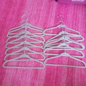 Gray Velvet Hangers 14 total